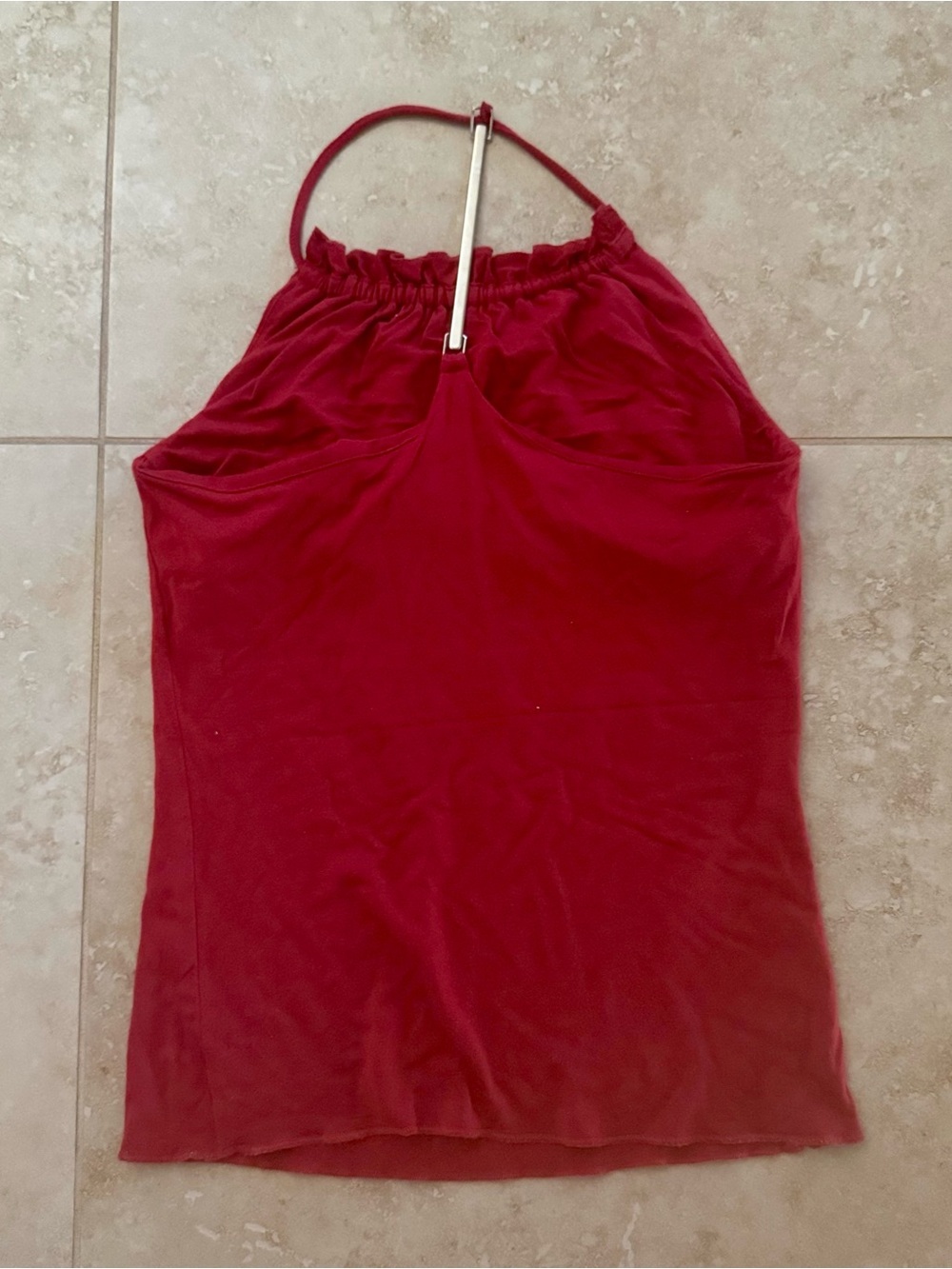 Y2K Armani Exchange Red Halter XS